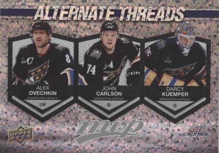 Alex Ovechkin / John Carlson / Darcy Kuemper #AT-18 Washington Capitals | 2023-24 Upper Deck MVP Alternate Threads