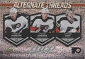 Travis Konecny / Travis Sanheim / Carter Hart #AT-6 Philadelphia Flyers | 2023-24 Upper Deck MVP Alternate Threads