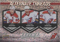 Jack Hughes / Dougie Hamilton / Vitek Vanecek #AT-9 New Jersey Devils | 2023-24 Upper Deck MVP Alternate Threads