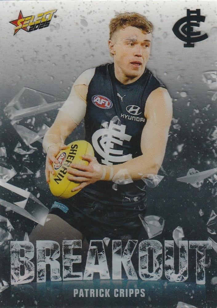 Patrick Cripps #B11 Carlton Blues | 2025 Select AFL Footy Stars - Breakout