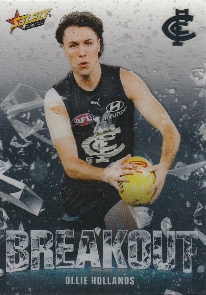 Ollie Hollands #B14 Carlton Blues | 2025 Select AFL Footy Stars - Breakout