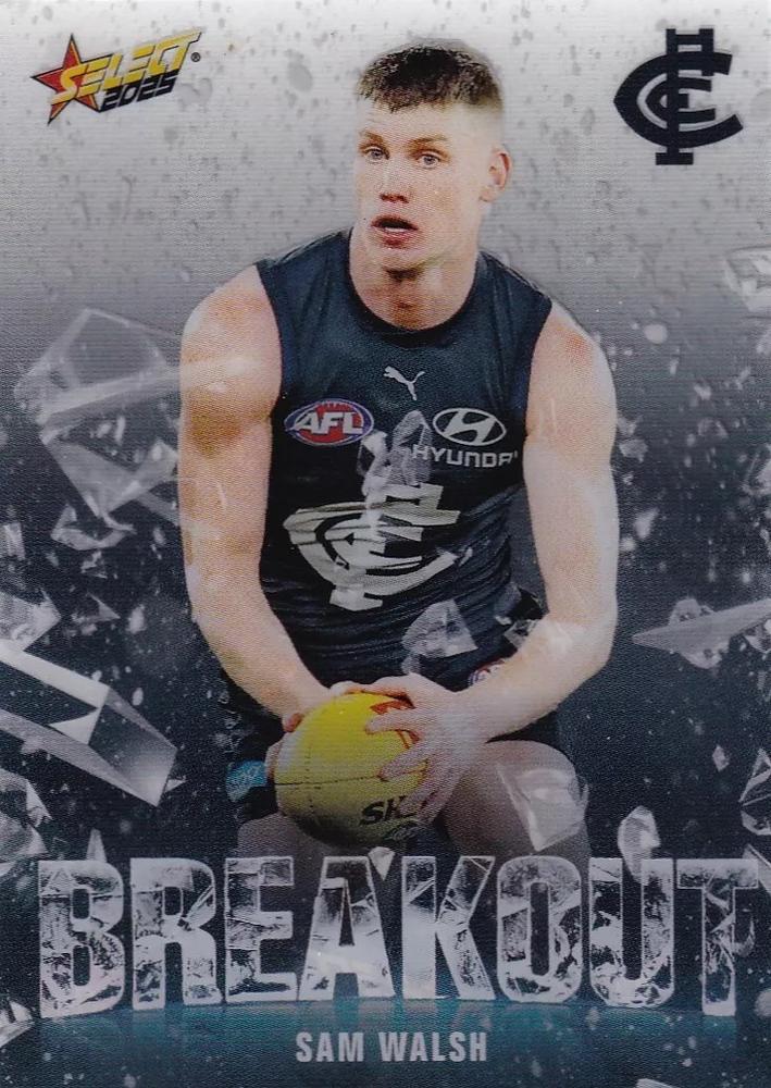 Sam Walsh #B15 Carlton Blues | 2025 Select AFL Footy Stars - Breakout