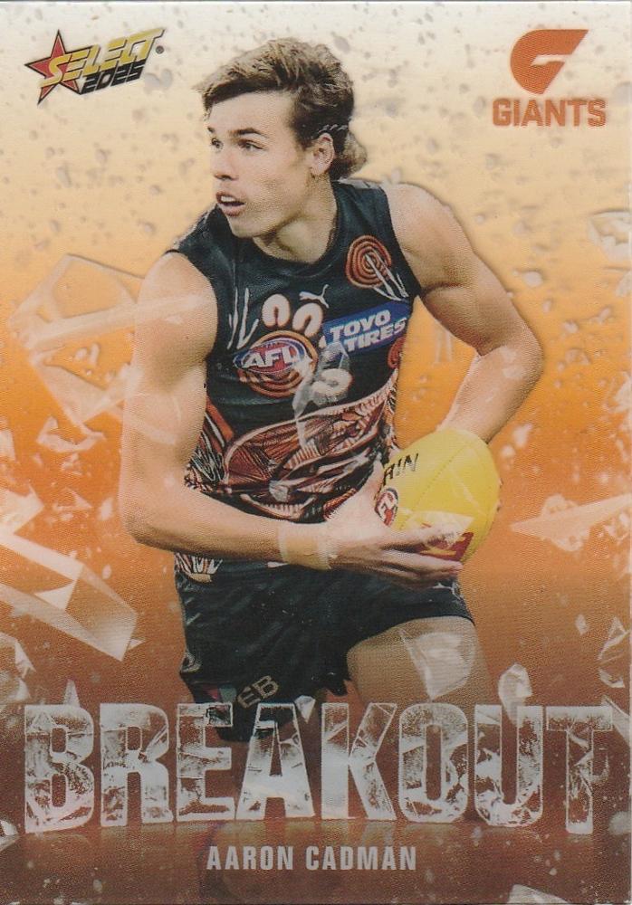 Aaron Cadman #B36 Greater Western Sydney Giants | 2025 Select AFL Footy Stars - Breakout