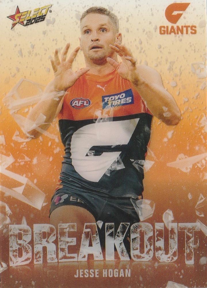 Jesse Hogan #B40 Greater Western Sydney Giants | 2025 Select AFL Footy Stars - Breakout