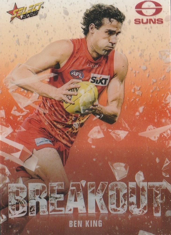 Ben King #B43 Gold Coast Suns | 2025 Select AFL Footy Stars - Breakout