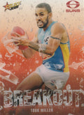 Touk Miller #B44 Gold Coast Suns | 2025 Select AFL Footy Stars - Breakout