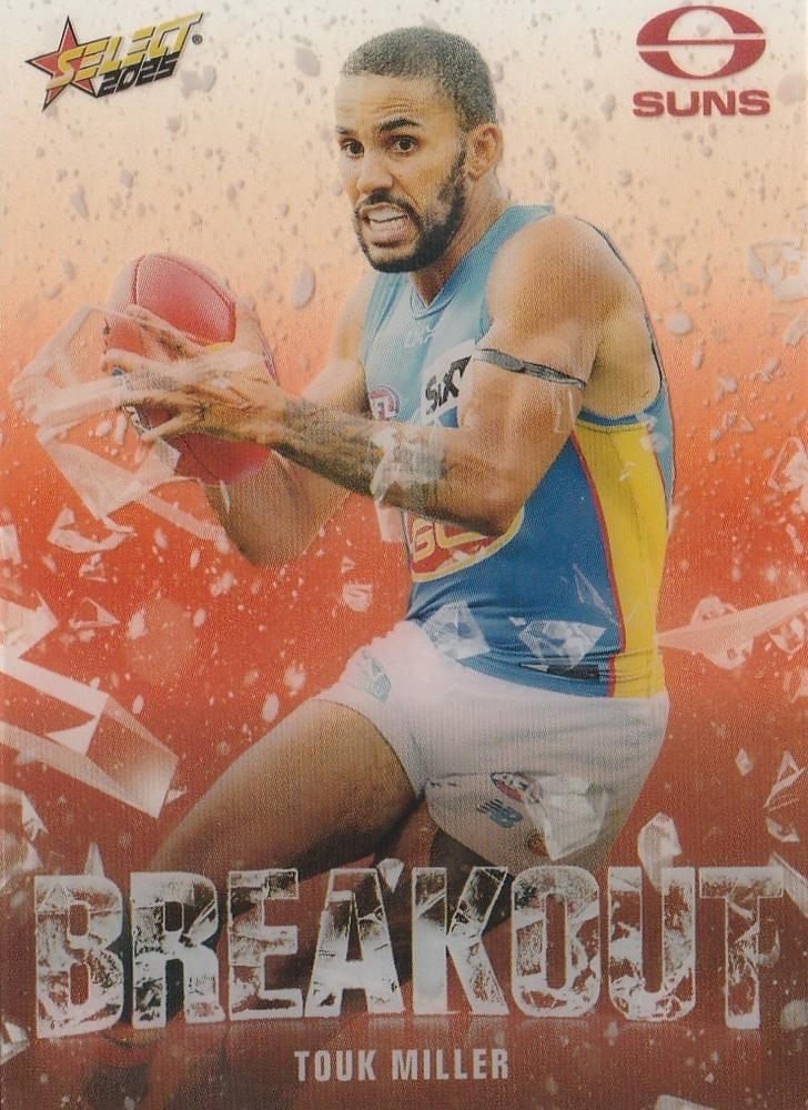 Touk Miller #B44 Gold Coast Suns | 2025 Select AFL Footy Stars - Breakout