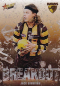 Jack Ginnivan #B47 Hawthorn Hawks | 2025 Select AFL Footy Stars - Breakout