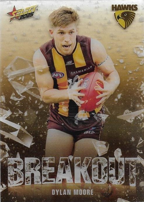 Dylan Moore #B48 Hawthorn Hawks | 2025 Select AFL Footy Stars - Breakout