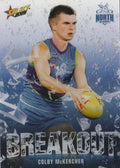 Colby McKercher #B58 North Melbourne Kangaroos | 2025 Select AFL Footy Stars - Breakout