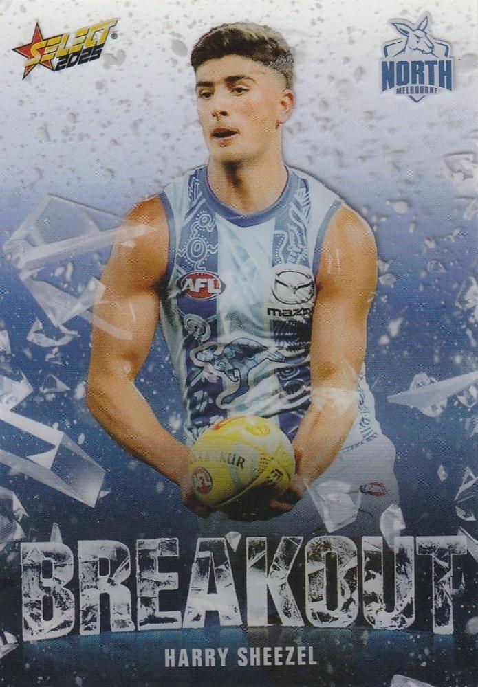 Harry Sheezel #B59 North Melbourne Kangaroos | 2025 Select AFL Footy Stars - Breakout
