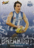 George Wardlaw #B60 North Melbourne Kangaroos | 2025 Select AFL Footy Stars - Breakout