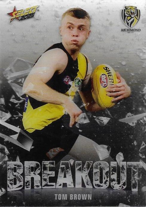 Tom Brown #B66 Richmond Tigers | 2025 Select AFL Footy Stars - Breakout