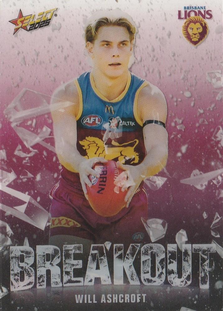 Will Ashcroft #B6 Brisbane Lions | 2025 Select AFL Footy Stars - Breakout