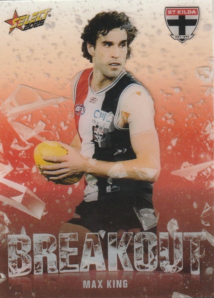 Max King #B71 St. Kilda Saints | 2025 Select AFL Footy Stars - Breakout