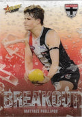 Mattaes Phillipou #B73 St. Kilda Saints | 2025 Select AFL Footy Stars - Breakout