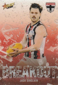 Jack Sinclair #B74 St. Kilda Saints | 2025 Select AFL Footy Stars - Breakout