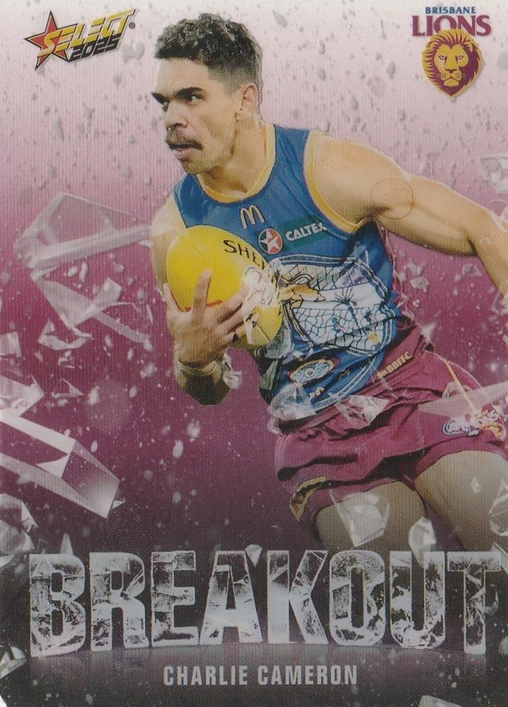 Charlie Cameron #B7 Brisbane Lions | 2025 Select AFL Footy Stars - Breakout