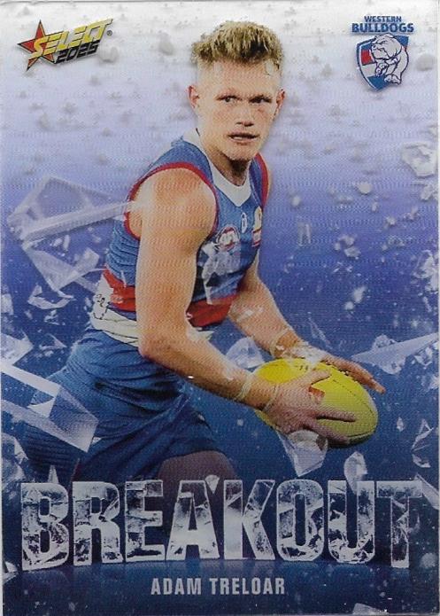 Adam Treloar #B89 Western Bulldogs | 2025 Select AFL Footy Stars - Breakout