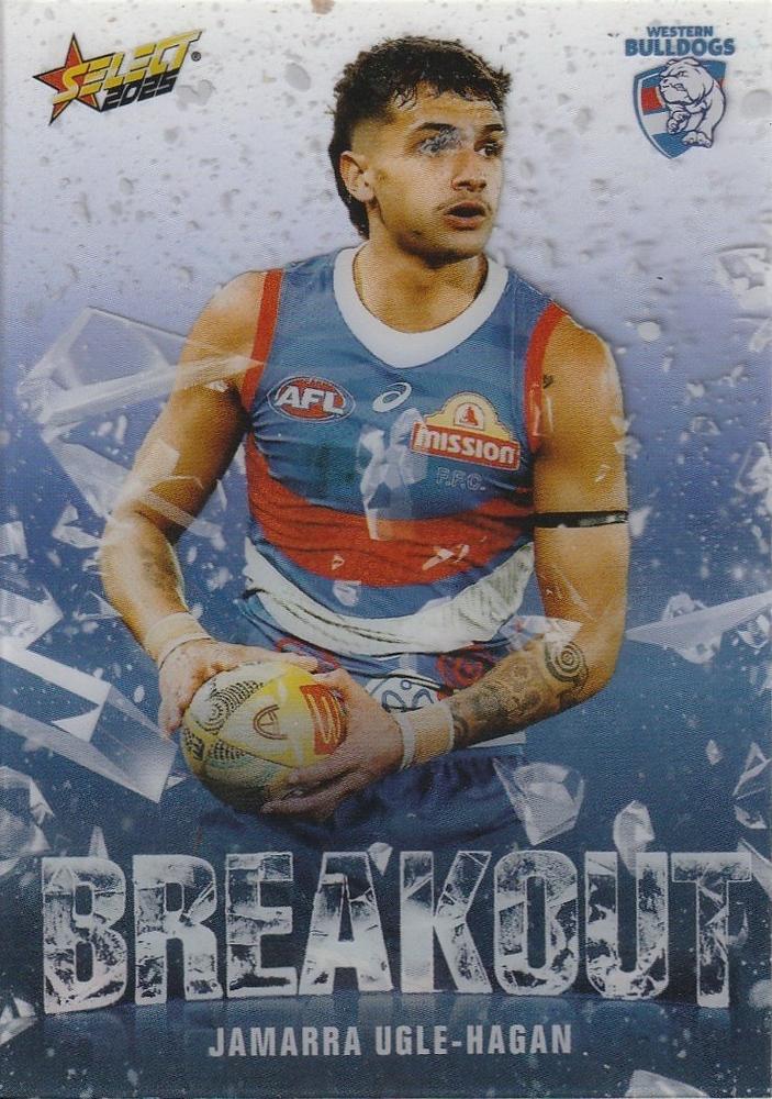Jamarra Ugle-Hagan #B90 Western Bulldogs | 2025 Select AFL Footy Stars - Breakout