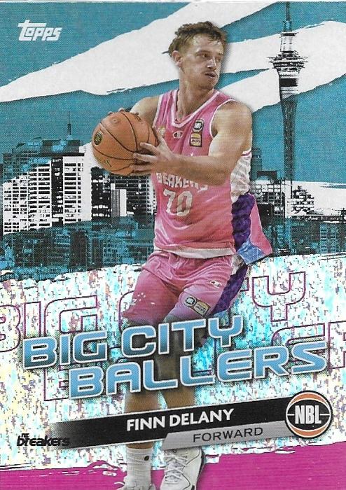 Finn Delany #BCB-14 New Zealand Breakers | 2023-24 Topps NBL - Big City Ballers Opal
