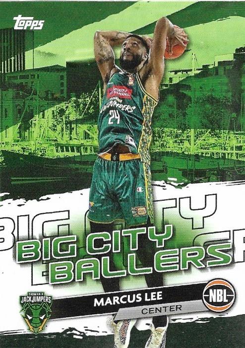 Marcus Lee #BCB-23 Tasmania JackJumpers | 2023-24 Topps NBL - Big City Ballers