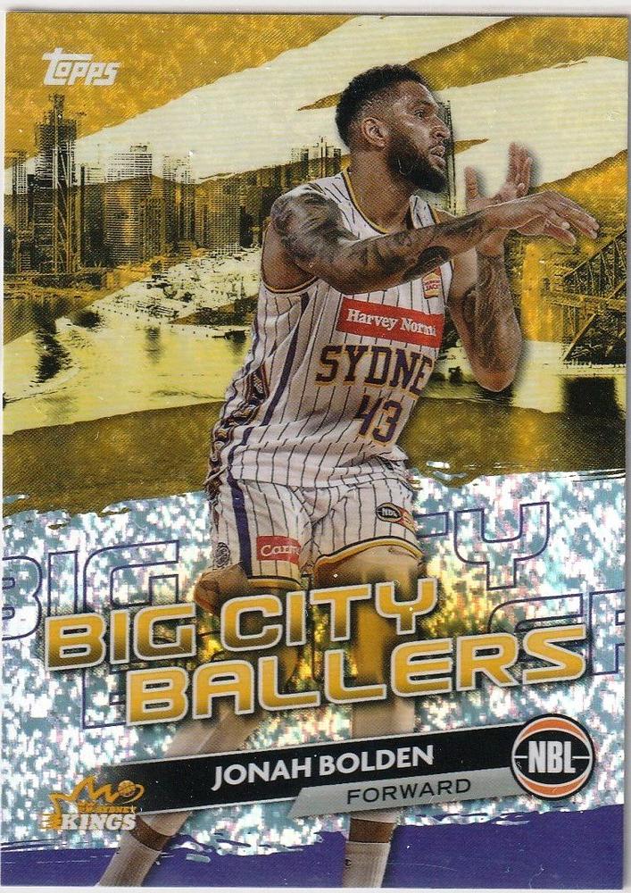 Jonah Bolden #BCB-25 Sydney Kings | 2023-24 Topps NBL - Big City Ballers Opal