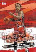 Justin Robinson #BCB-8 Illawarra Hawks | 2023-24 Topps NBL - Big City Ballers