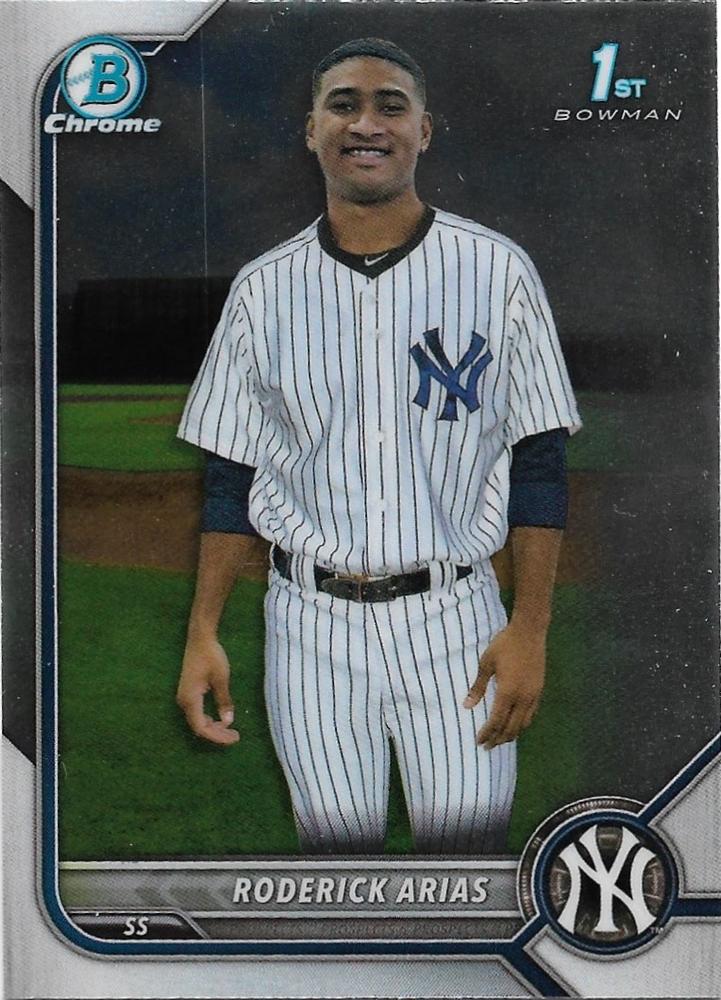 Roderick Arias #BCP-153 New York Yankees | 2022 Bowman Chrome Prospects