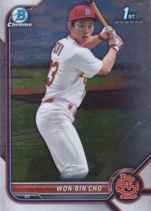 Won-Bin Cho #BCP-154 St. Louis Cardinals | 2022 Bowman Chrome Prospects