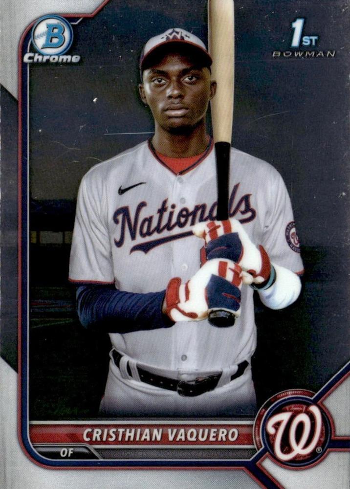 Cristhian Vaquero #BCP-157 Washington Nationals | 2022 Bowman Chrome Prospects