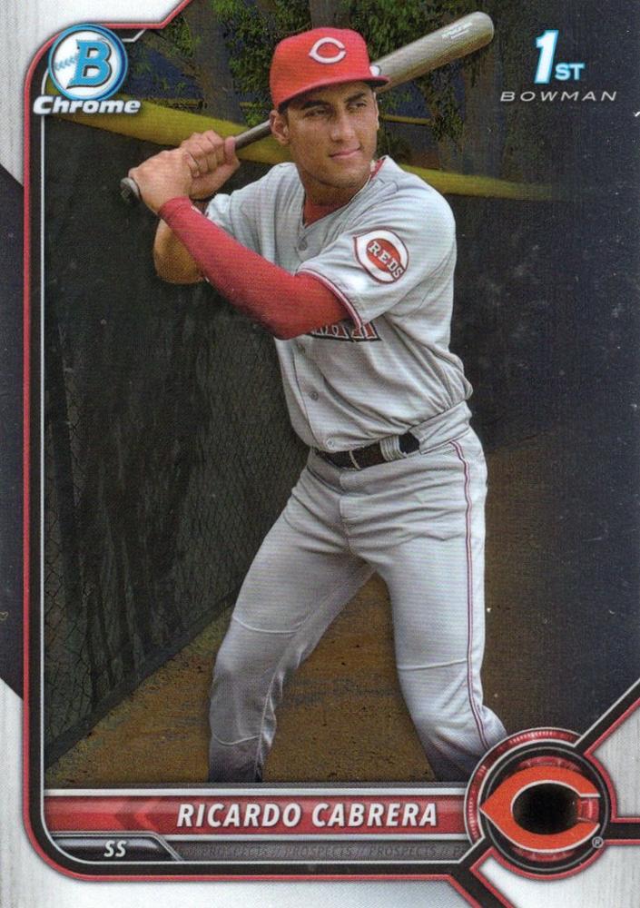 Ricardo Cabrera #BCP-158 Cincinnati Reds | 2022 Bowman Chrome Prospects