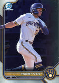 Hedbert Perez #BCP-162 Milwaukee Brewers | 2022 Bowman Chrome Prospects