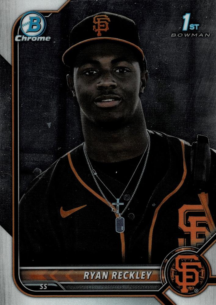 Ryan Reckley #BCP-163 San Francisco Giants | 2022 Bowman Chrome Prospects