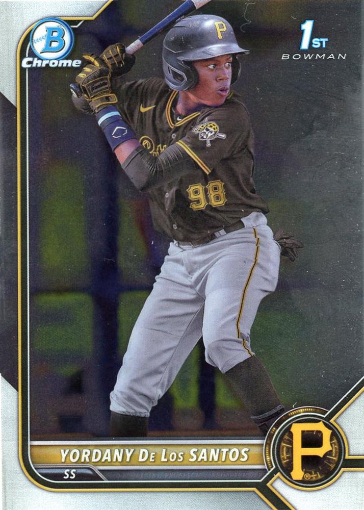 Yordany De Los Santos #BCP-166 Pittsburgh Pirates | 2022 Bowman Chrome Prospects