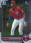 Yasser Mercedes #BCP-171 Minnesota Twins | 2022 Bowman Chrome Prospects