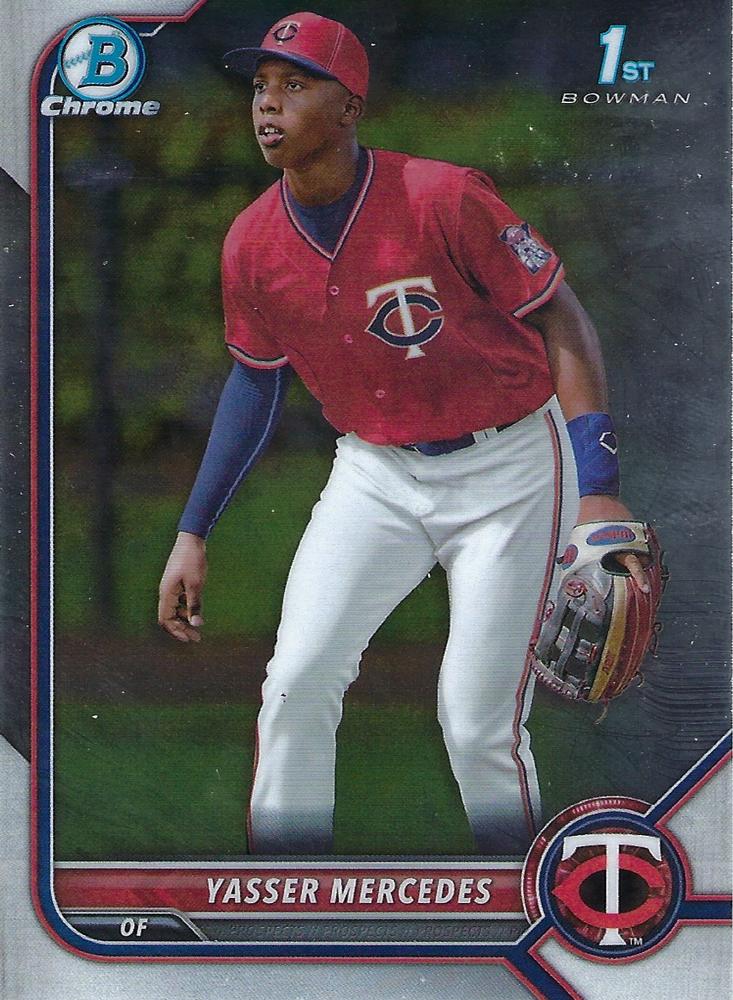 Yasser Mercedes #BCP-171 Minnesota Twins | 2022 Bowman Chrome Prospects