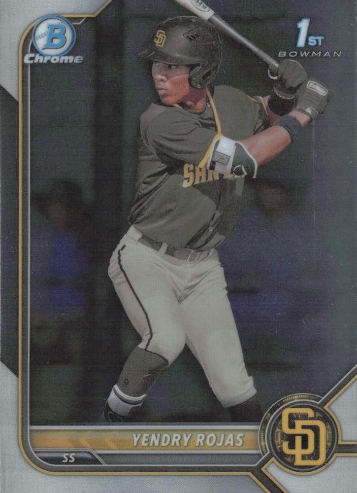 Yendry Rojas #BCP-178 San Diego Padres | 2022 Bowman Chrome Prospects