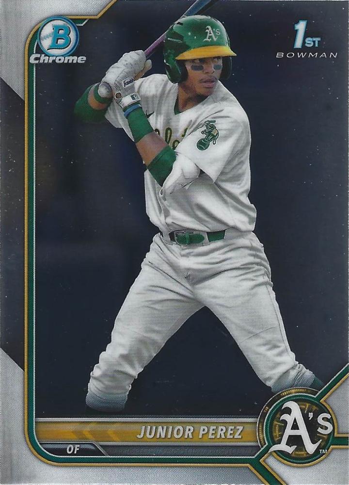 Junior Perez #BCP-180 Oakland Athletics | 2022 Bowman Chrome Prospects