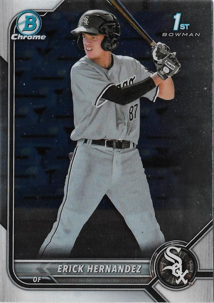 Erick Hernandez #BCP-181 Chicago White Sox | 2022 Bowman Chrome Prospects