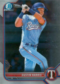 Dustin Harris #BCP-190 Texas Rangers | 2022 Bowman Chrome Prospects