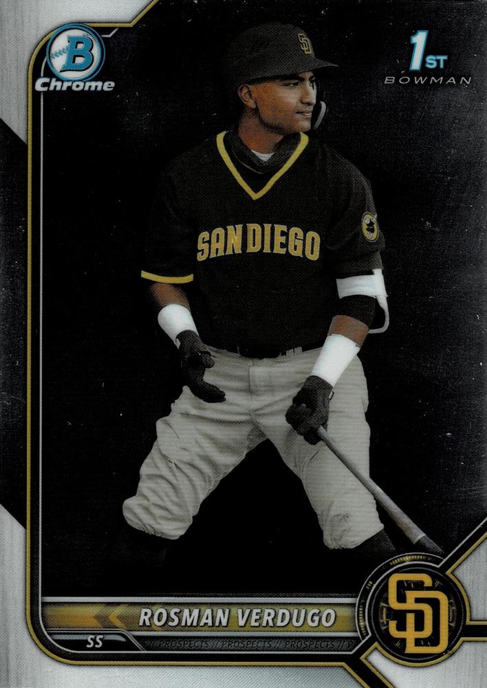 Rosman Verdugo #BCP-193 San Diego Padres | 2022 Bowman Chrome Prospects