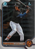 Willy Fanas #BCP-196 New York Mets | 2022 Bowman Chrome Prospects