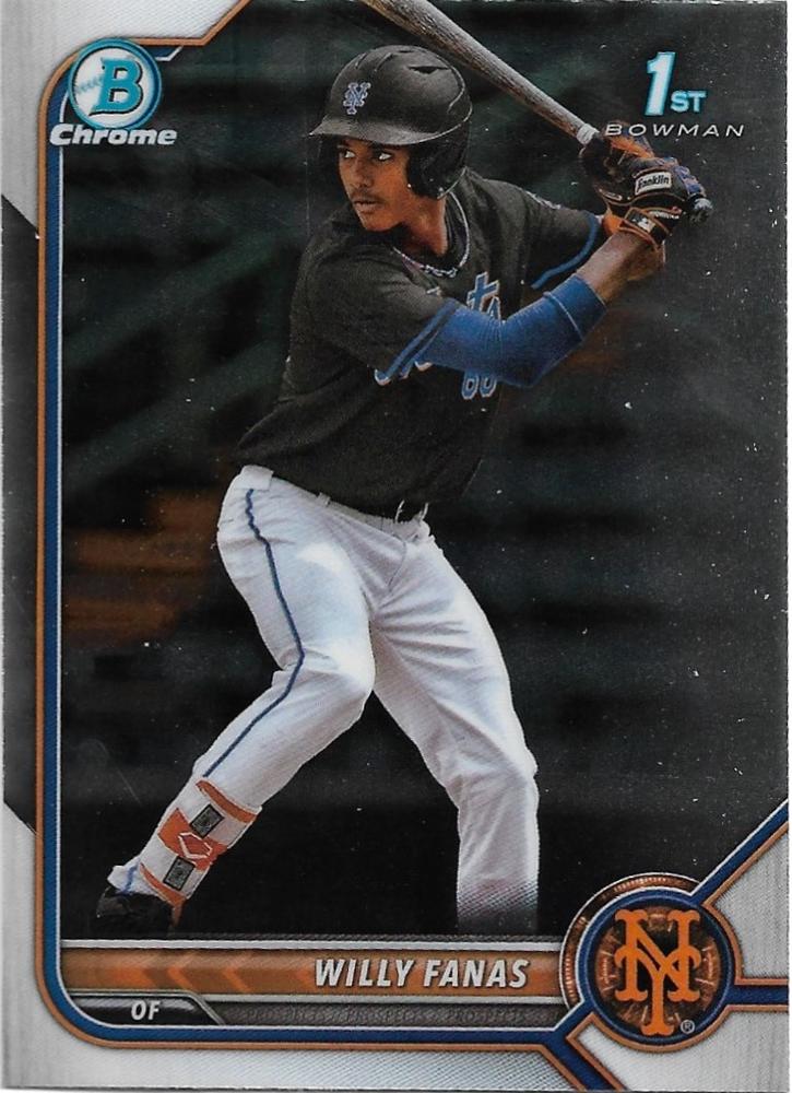 Willy Fanas #BCP-196 New York Mets | 2022 Bowman Chrome Prospects
