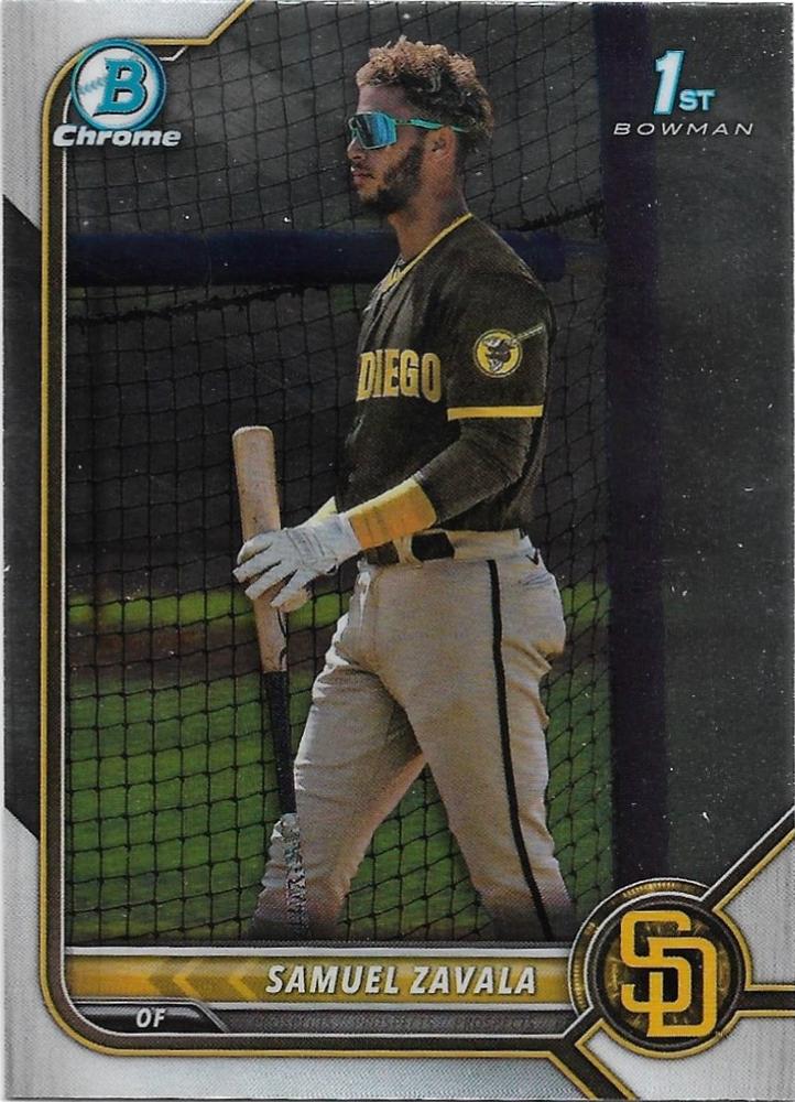 Samuel Zavala #BCP-203 San Diego Padres | 2022 Bowman Chrome Prospects