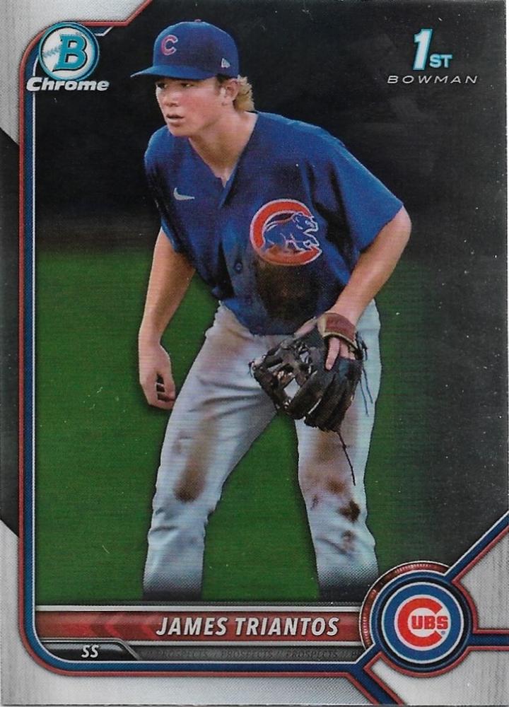 James Triantos #BCP-208 Chicago Cubs | 2022 Bowman Chrome Prospects