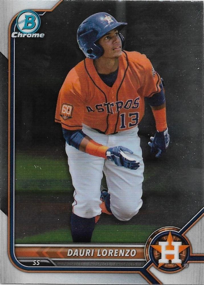Dauri Lorenzo #BCP-217 Houston Astros | 2022 Bowman Chrome Prospects