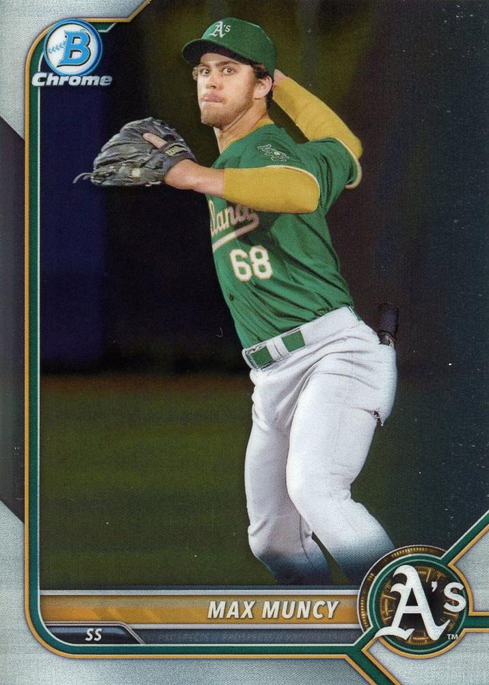 Max Muncy #BCP-222 Oakland Athletics | 2022 Bowman Chrome Prospects