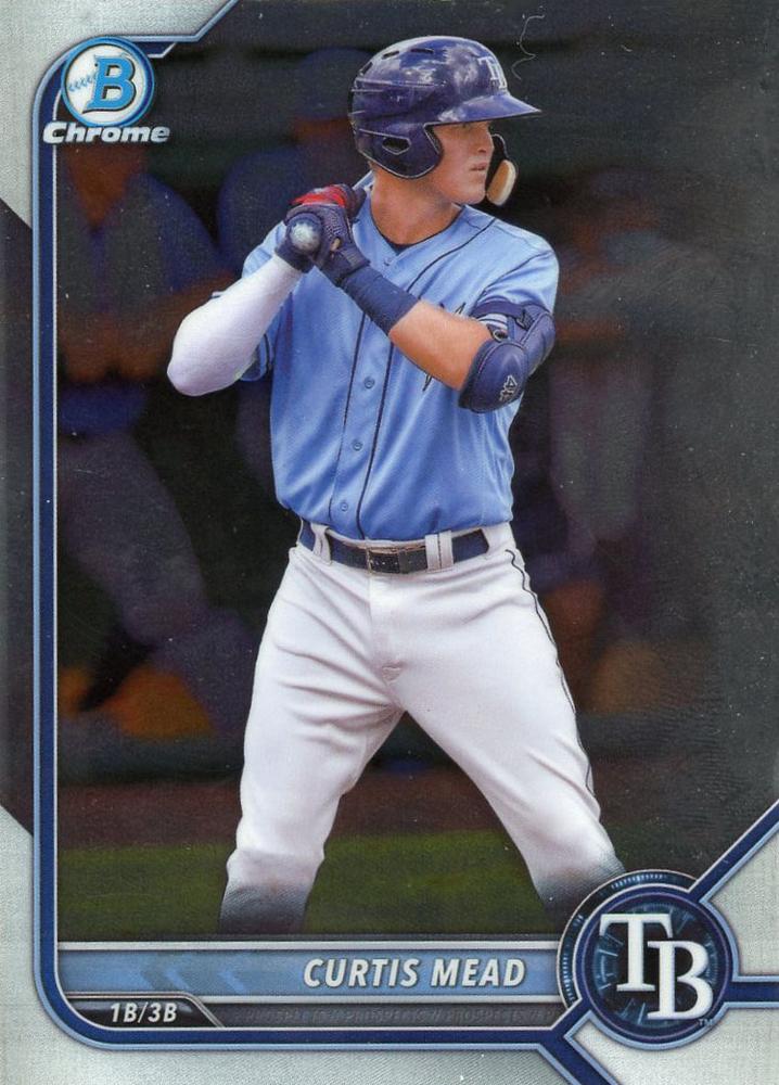 Curtis Mead #BCP-223 Tampa Bay Rays | 2022 Bowman Chrome Prospects