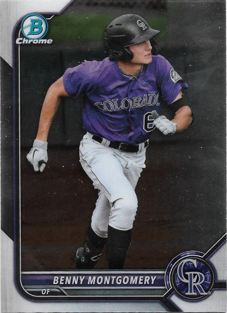 Benny Montgomery #BCP-227 Colorado Rockies | 2022 Bowman Chrome Prospects
